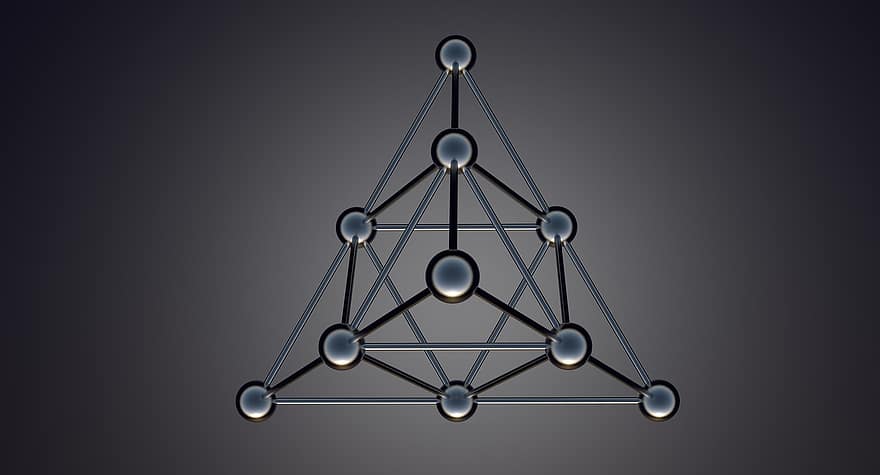Tetrahedron, Atoms, Models, Balls, Construction, 3d, Presentation, Animation, Structure, Geometry