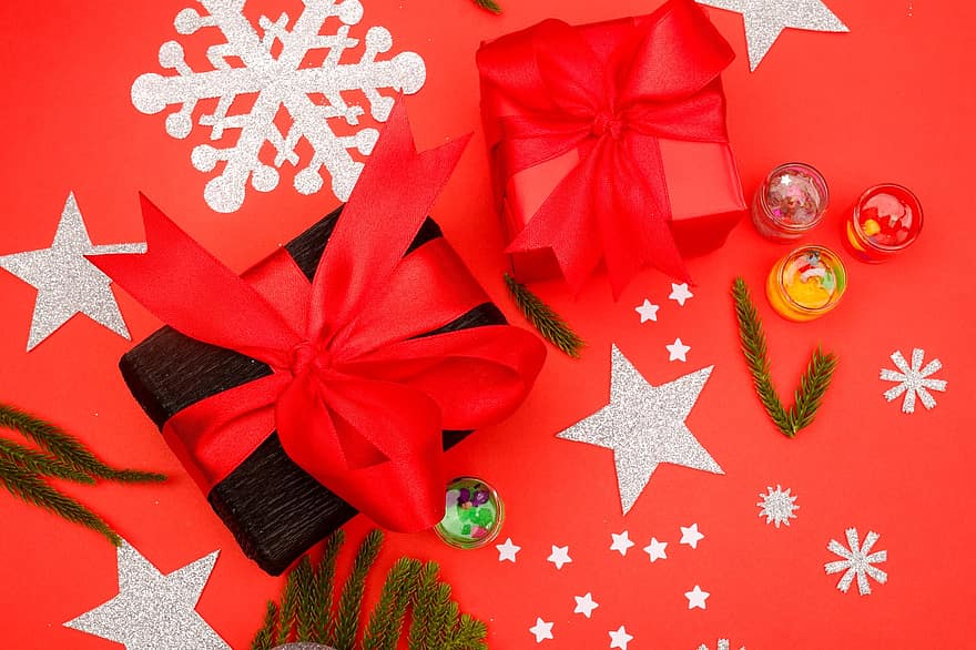 latar belakang natal, hadiah Natal, wallpaper natal, dekorasi natal, kartu Natal, kartu ucapan, Elemen Natal, dekorasi Natal, latar belakang merah
