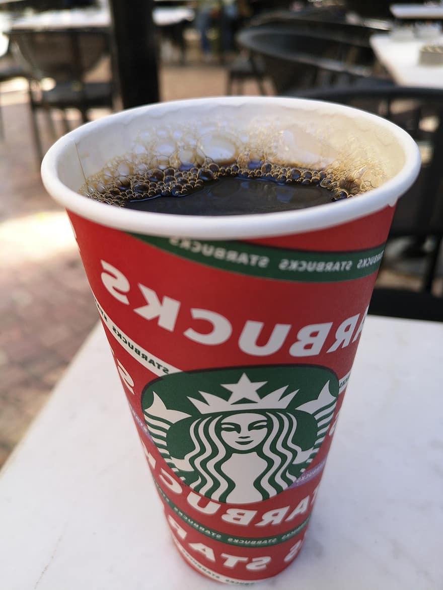 Starbucks, kaffe, koffein, cafe, varm drikke, drikke, tæt på, varme, temperatur, friskhed, kaffekop