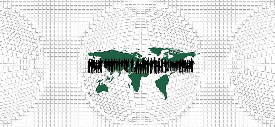 Continents, Group, Human, Universe, Expansion, Man, Woman, Children, Globe, Vault, Grid