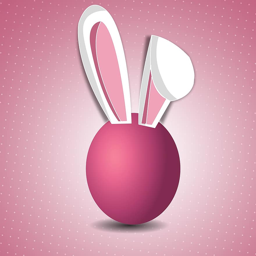 Easter, Egg Bunny Ears, Hare, Happy Easter, Funny, Easter Eggs, Egg, Fun, Colored, Ears, Color