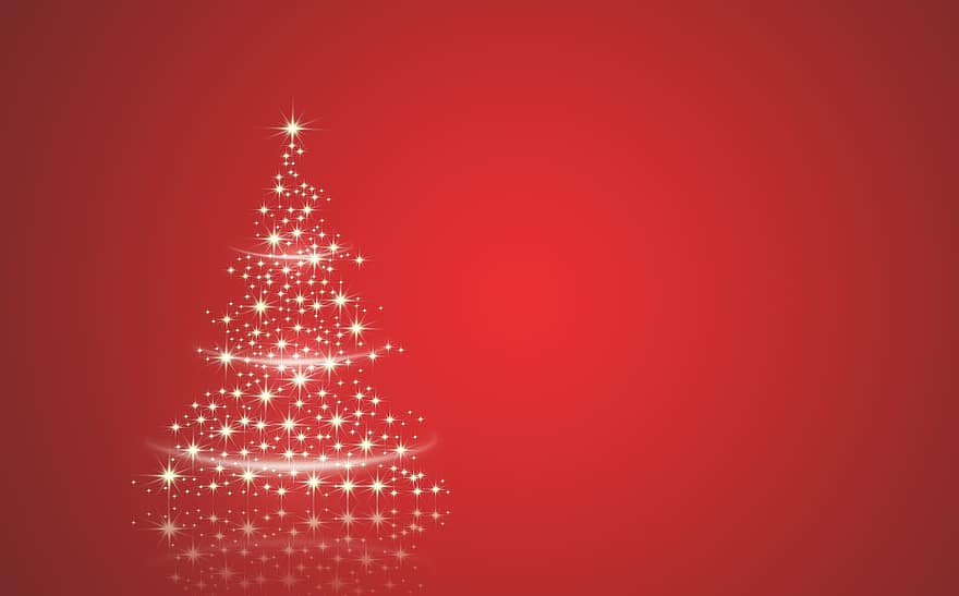 Karácsony, fenyőfa, karácsonyfa, golyó, Lámpák, világítás, háttér, megérkezés, csillag