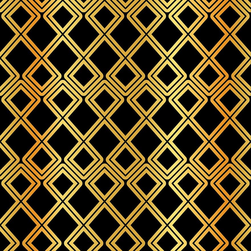 arabisches Muster, gold und schwarz, Goldfolie, Ramadan, marokkanisch, Islam, beten, Anbetung, religiös, Gruß, alt