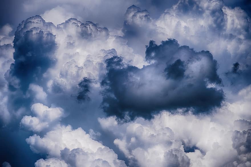 nori, cer, natură, cloudformation, starea vremii, sumbru, cumulus
