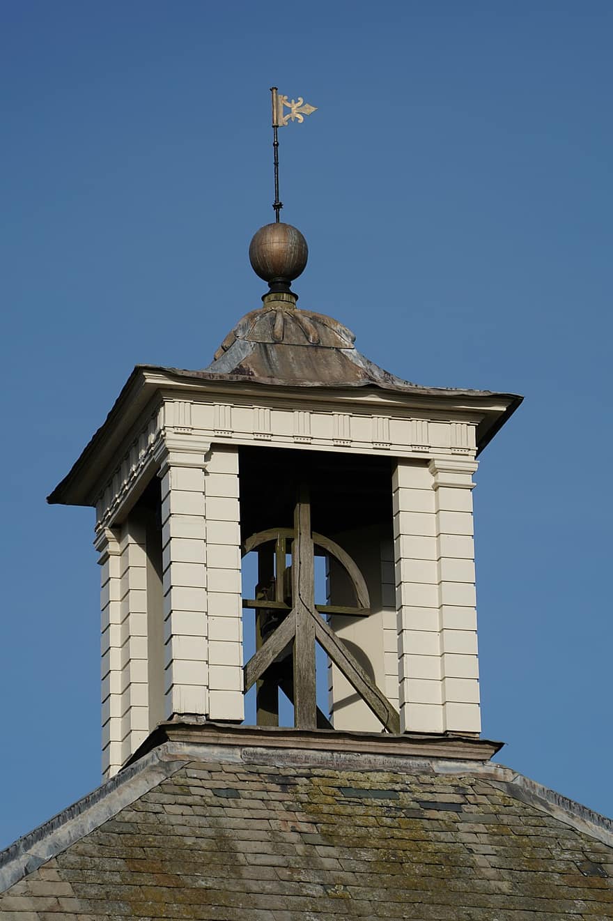 la tour, l'horloge, engrenages, mécanique, antique, ancien, architecture, christianisme, extérieur du bâtiment, religion, toit