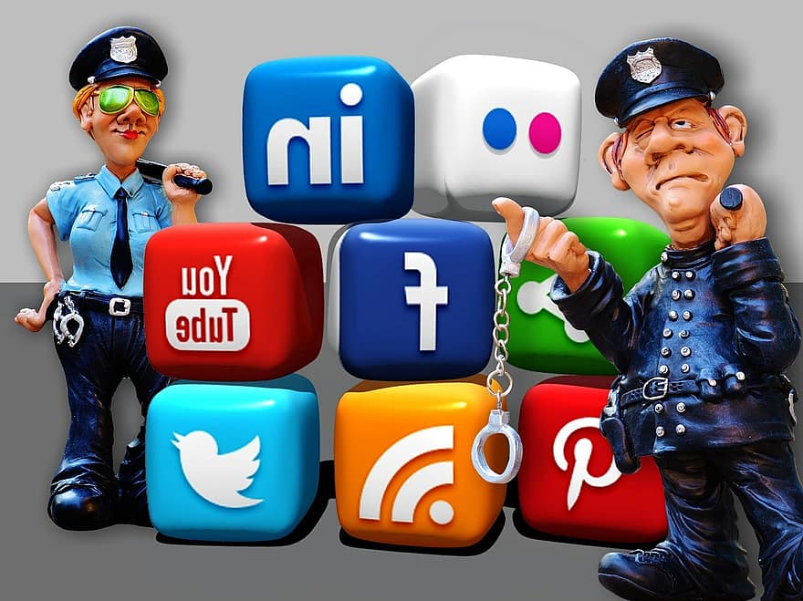 социална медия, интернет, сигурност, полиция, социални мрежи, социален, социална мрежа, мултимедия, общуват, интернет страница, технология