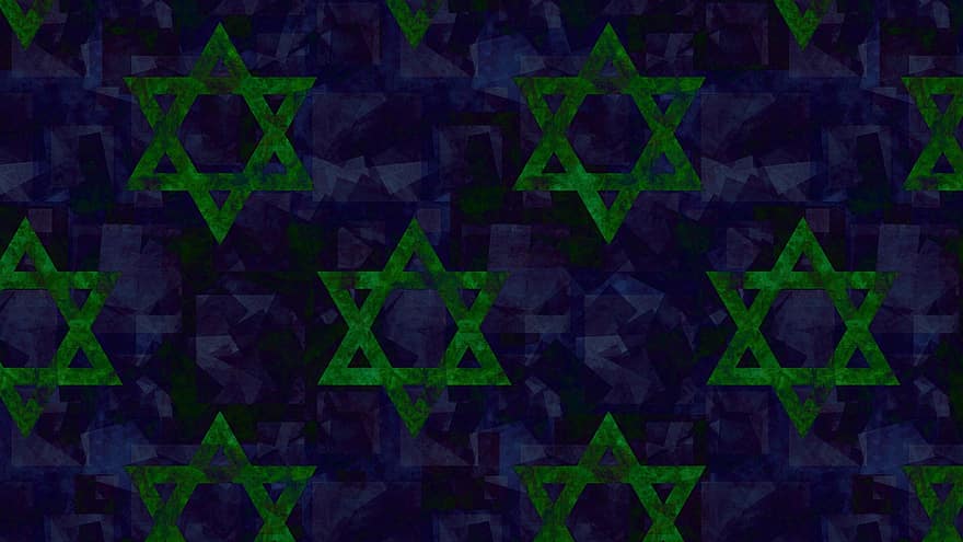 stella di Davide, modello, sfondo, ebraico, Magen David, giudaismo, hanukkah, Yom Hazikaron, religione, spiritualità, santo