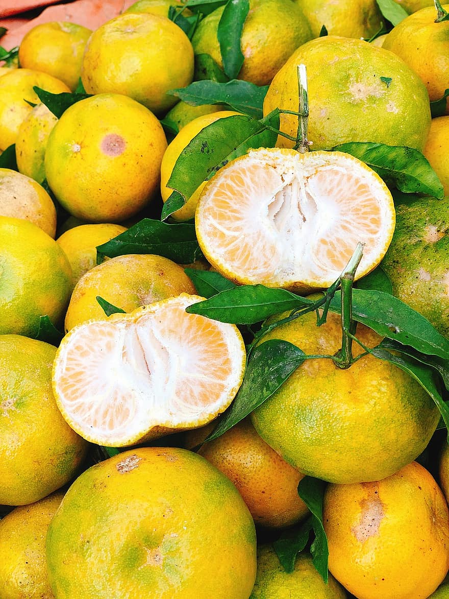 citrons, citrons verts, fruits, aliments, Frais, en bonne santé, mûr, biologique, sucré, produire, agrumes