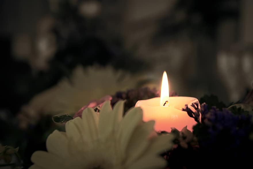 Candle, Votive Candle, Candlelight, Blessing, Prayer, Flower, Festival, Ceremony, flame, fire, natural phenomenon