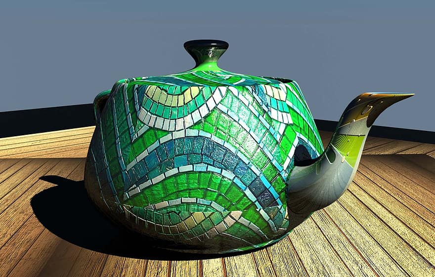 argila, caneca de chá