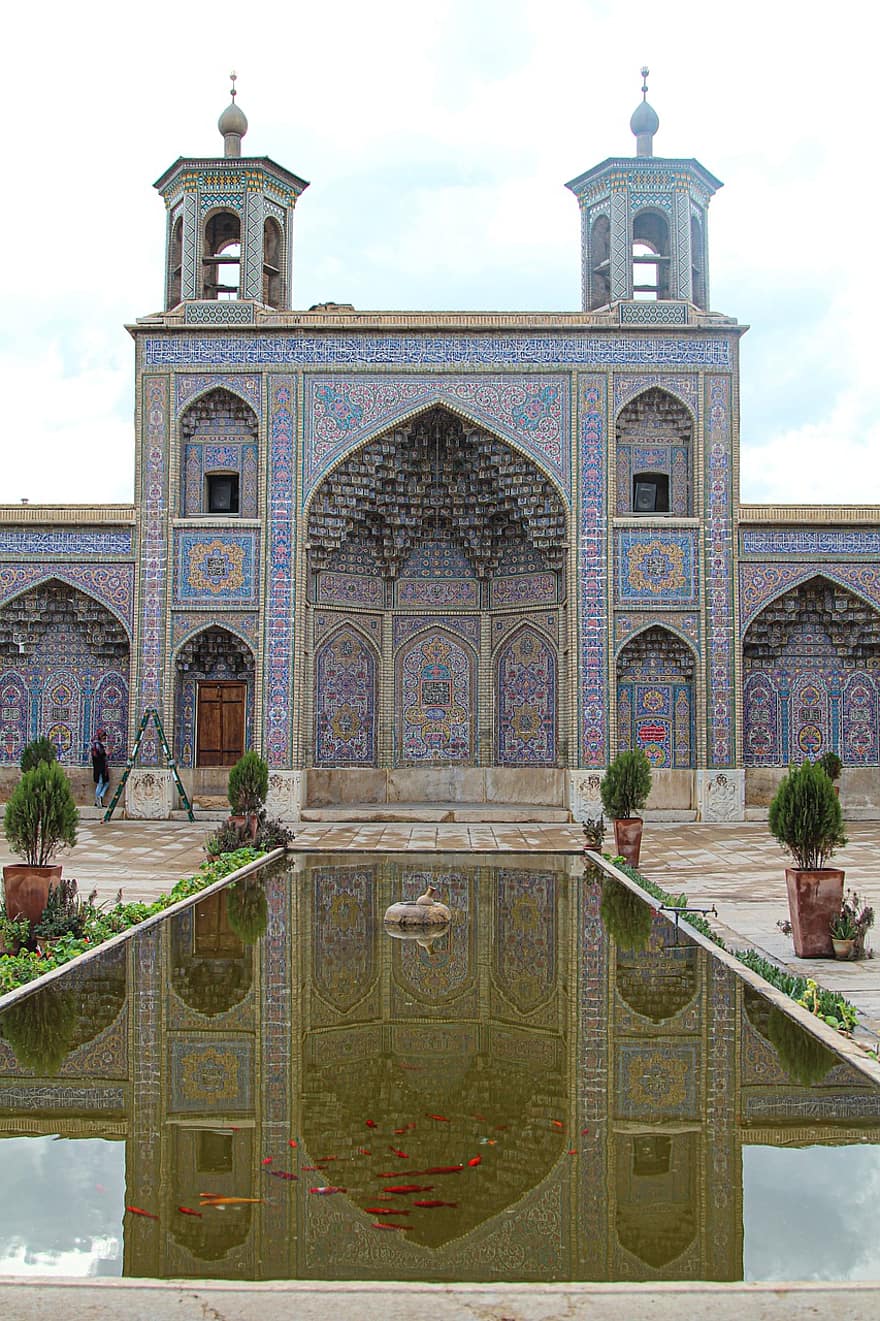 шираз, Иран, Персия, Персеполис, джамия, ислямски, архитектура, религия, култури, известното място, мозайка