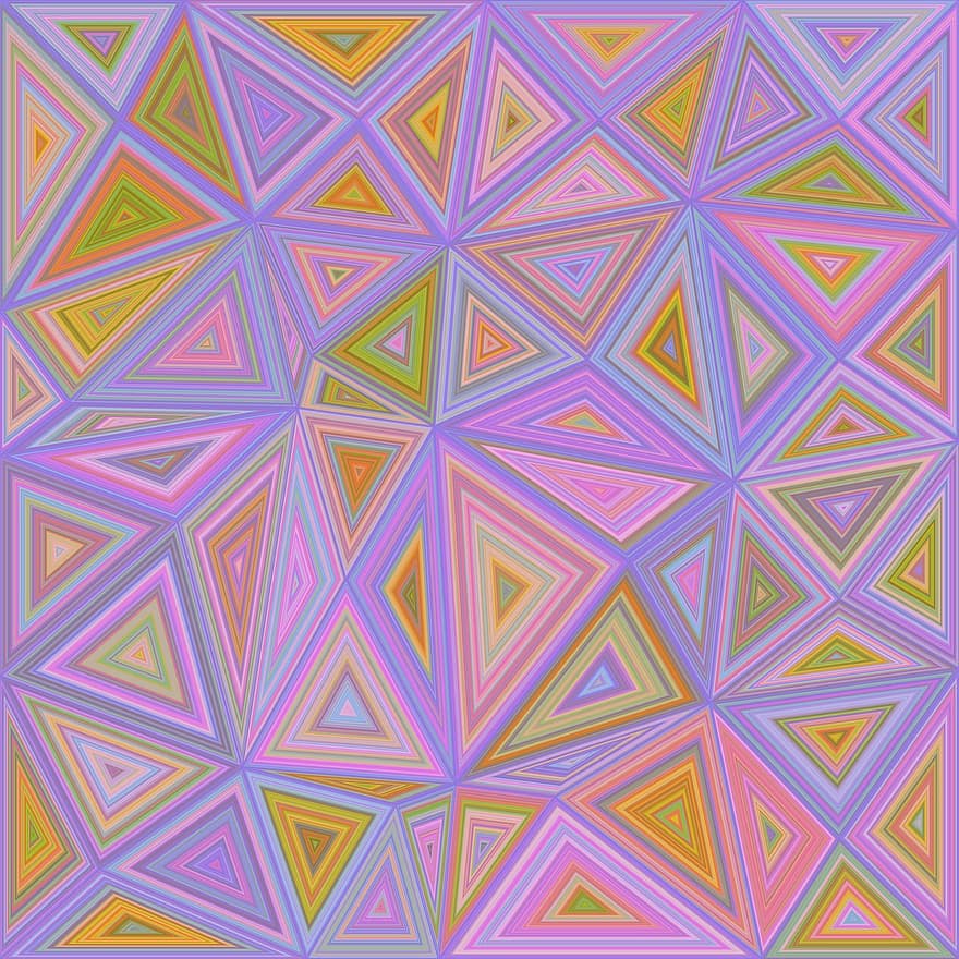trojúhelník, digitální, polygonální, poly, polygon, Pokrýt, vyšperkovaný, řádek, proužek, geometrický, vzor