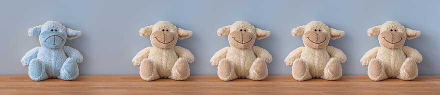 Teddy Bears, Exclusion, Isolation, Stuffed Animals, Toys, Smile, Joy, Offside, Sad, Emotions, Mourning