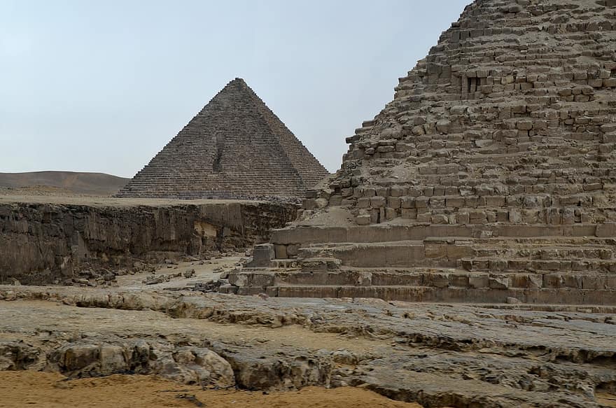 Egitto, piramide, pietre, viaggio, esplorazione, destinazione, antico, archeologia, posto famoso, vecchia rovina, vecchio