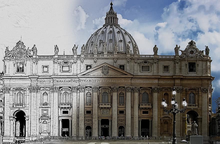 rome, St Peter Basilica, Vatikanet, tro