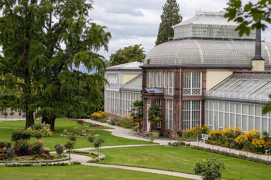 Greenhouse, Building, Park, Mountain Park, Hillside Park, Landscape Park, Wilhelmshöhe, Bergpark Wilhelmshöhe, Kassel