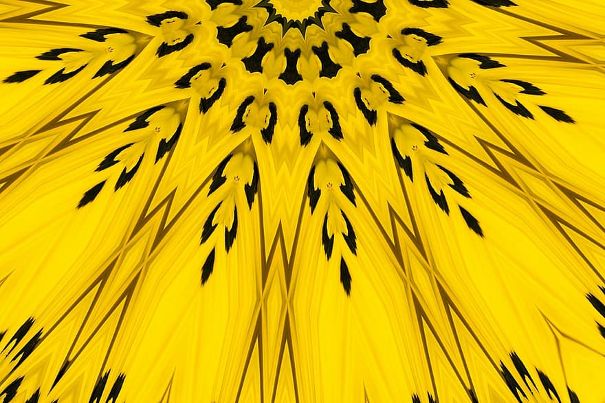 patroon, bloemblaadjes, pijpen, fabriek, gele plant, Geel patroon