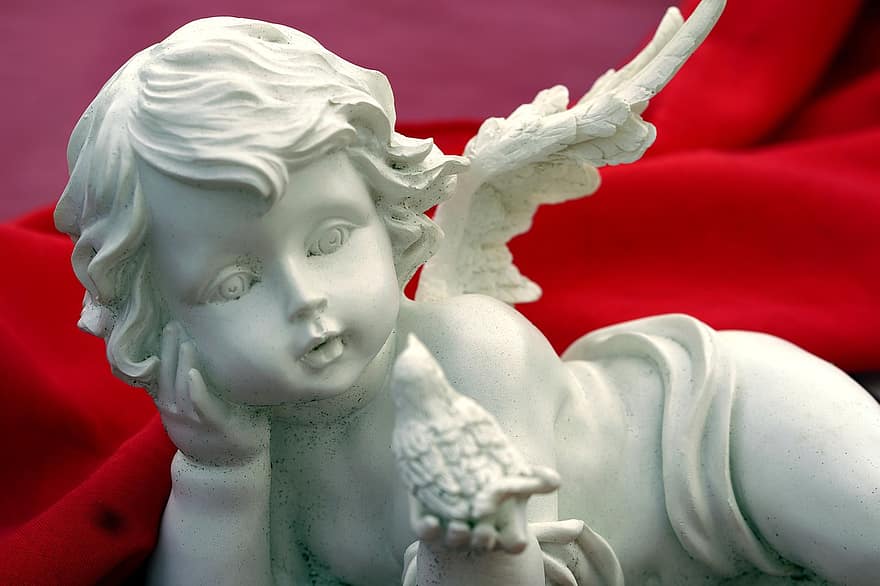Angel, Sculpture, Statue, Carving, Wings, Cherub, Wing, religion, christianity, decoration, close-up