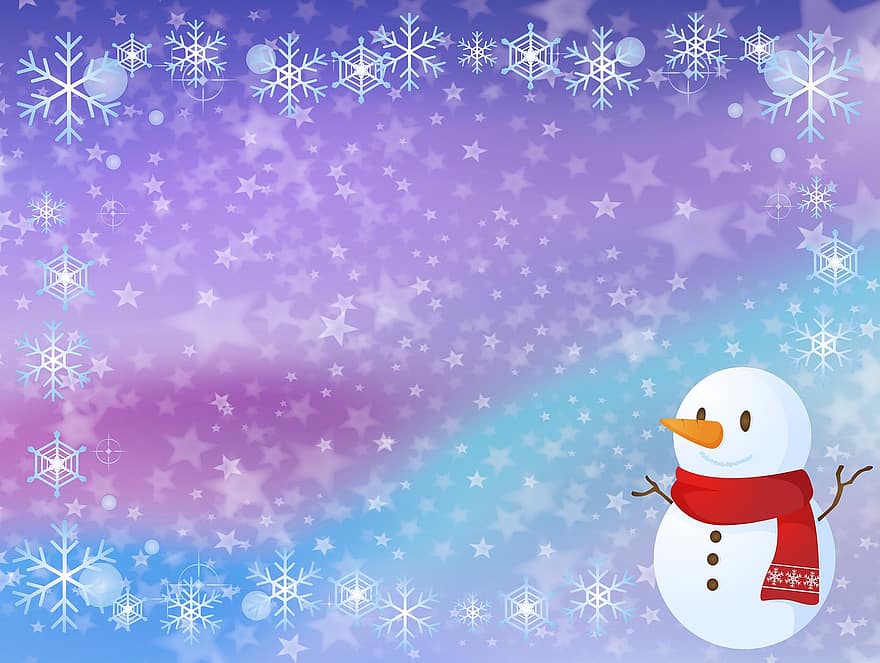 Коледа фон, сняг, боке, зима, снежинки, бял, снежинка, пощенска картичка, празник, идване, декември