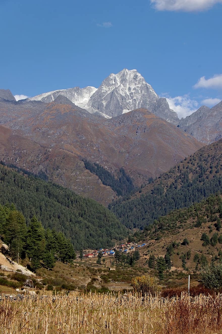 Непал, гори, сільській місцевості, природи, Хурі, Провінція Карналі, краєвид, гірський, гірська вершина, трави, луг