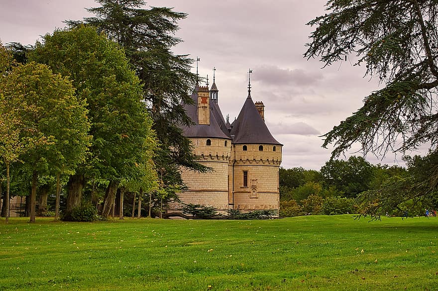 castillo, Fortaleza de Chaumont-sur-Loire, Castillo de Chaumont-sur-Loire, loir-et-cher, Centro del Valle del Loira