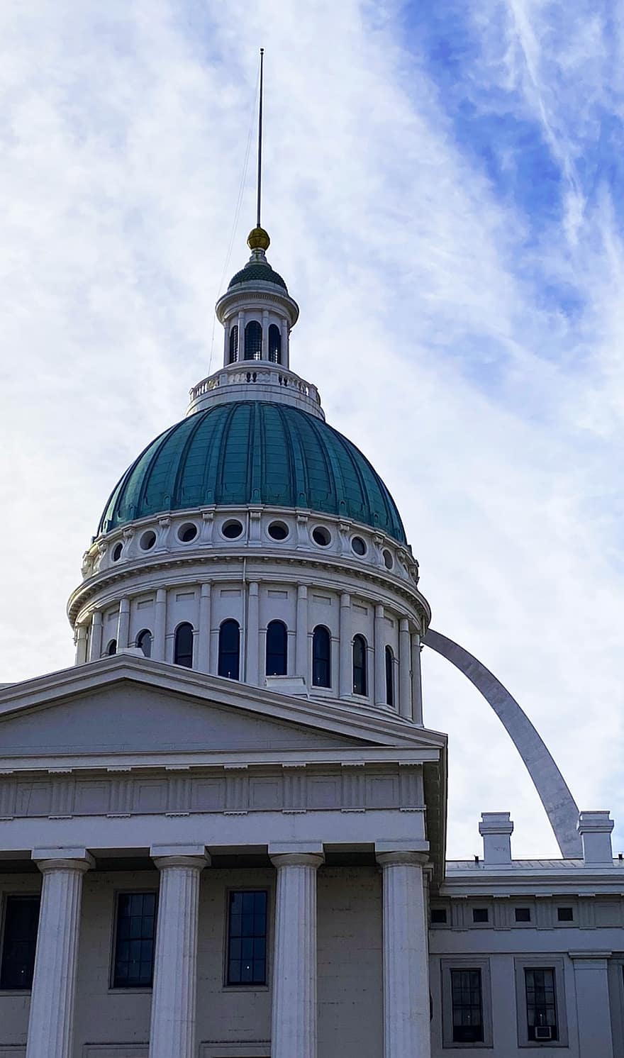 vecchio tribunale, St. Louis, cupola, costruzione, architettura, facciata, esterno, punto di riferimento, storico, Missouri, America