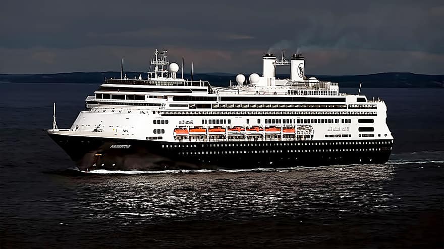 Rotterdam, Cruise Ship, Luxury, nautical vessel, transportation, mode of transport, travel, water, shipping, passenger ship, ship