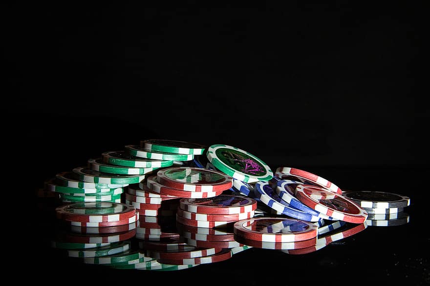 jetons de poker, jeux d'argent, casino, pari, black jack, poker, chips, Jeu, fortune, divertissement, réflexion