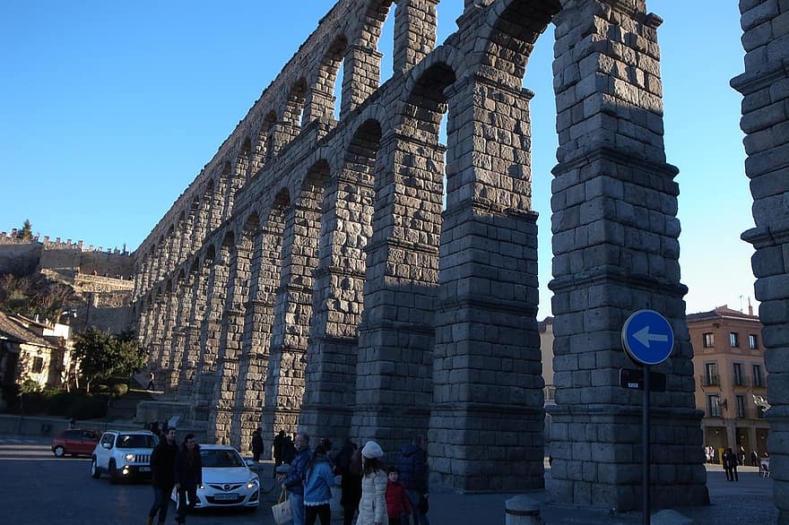 segovia, akvedukt, romersk arkitektur