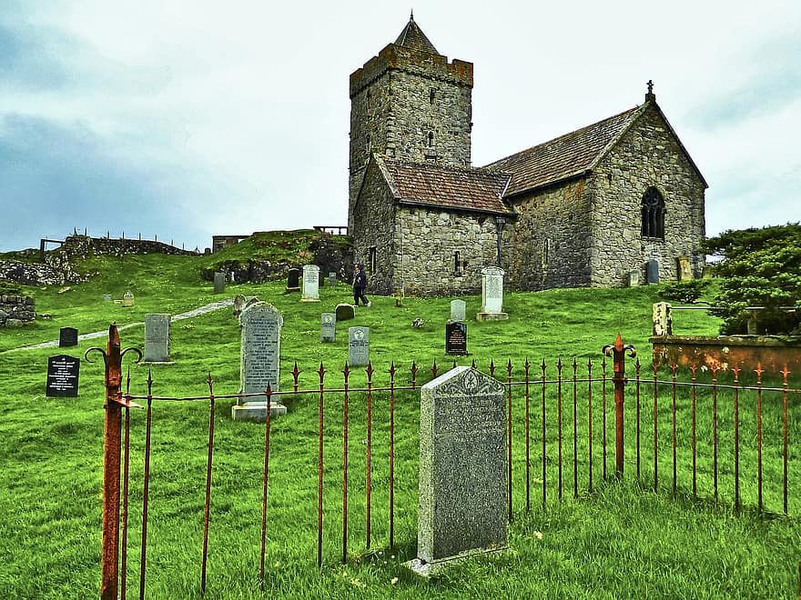 Cemetery, Graveyard, Church Yard, Burial Ground, Countryside, Village