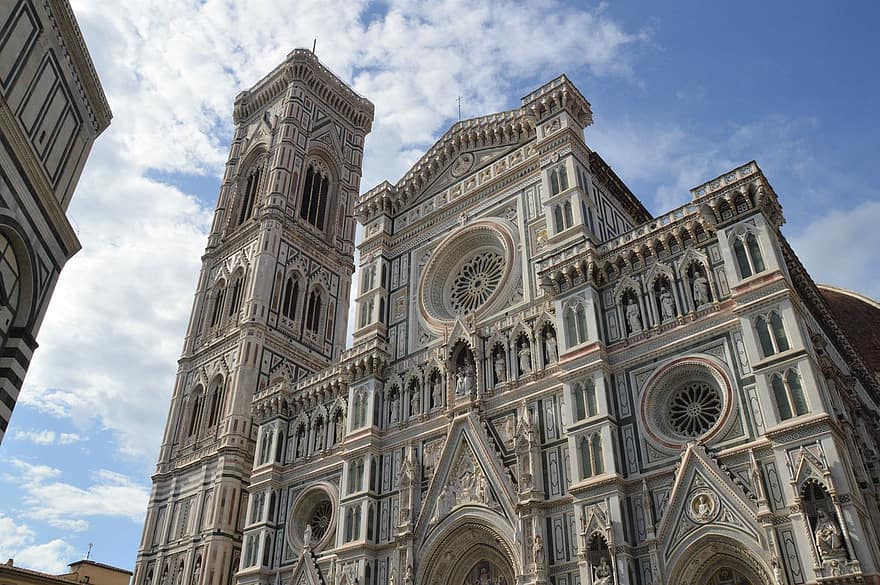 katedra, architektūra, Florencija, religija, žinoma vieta, krikščionybė, pastato išorė, istorija, katolicizmas, pastatyta struktūra, kultūros