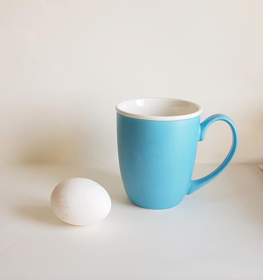 kubek, jajko, Puchar, białko, zastawa stołowa