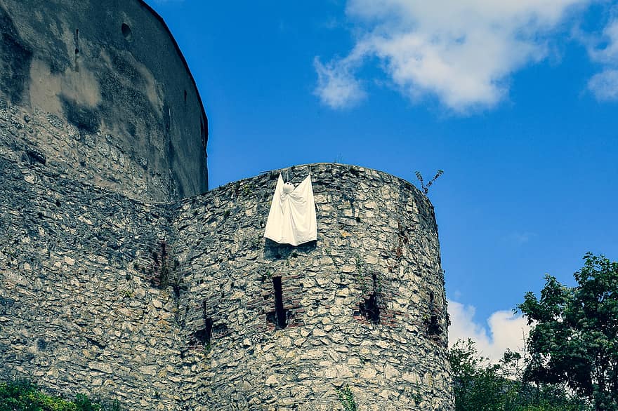 zamek, wieża, historyczny, turystyka, podróżować, twierdza, średniowieczny, Dunaj, Burganlange, Szwabia