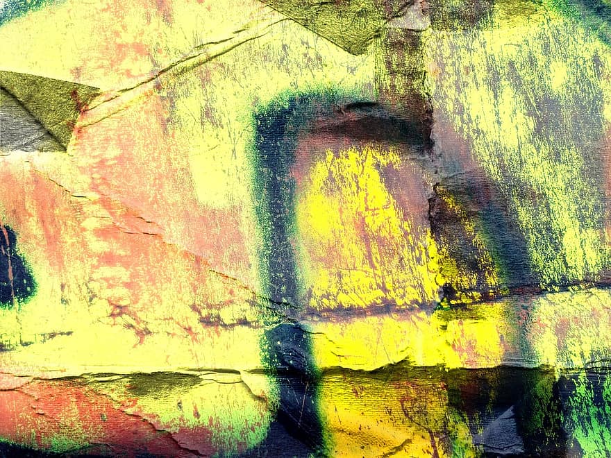 Background, Colorful, Abstract, Paper, Crack, Color, Art, Painting, Creative, Facade, Paint