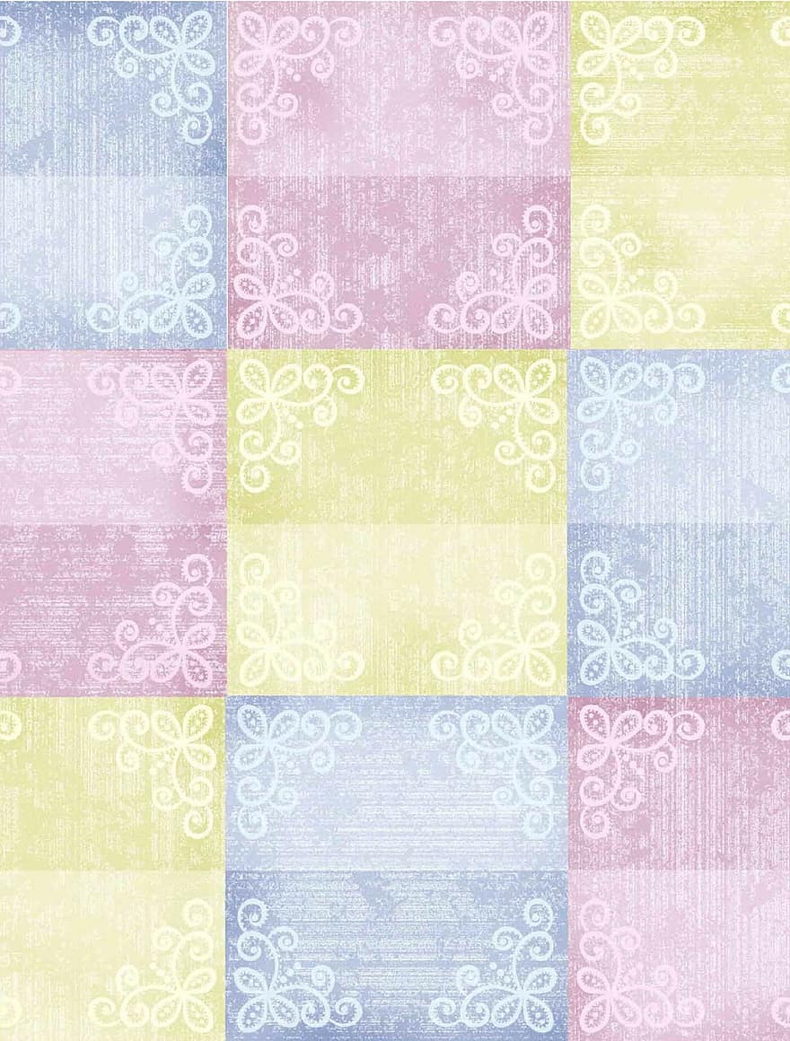 Quilt, Box, Background, Design, Textiles, Geometry, Square, Decorative, Colorfull, Ornament, Sewing