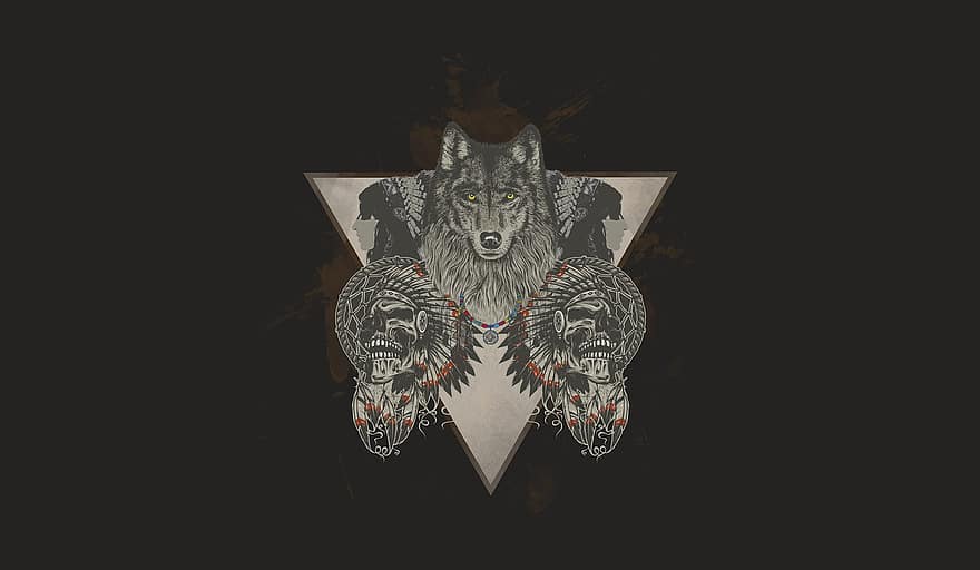 인디언, 늑대