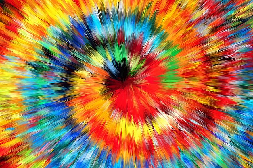kolor, spirala, wybuch, projekt, wir, abstrakcyjny, wzór