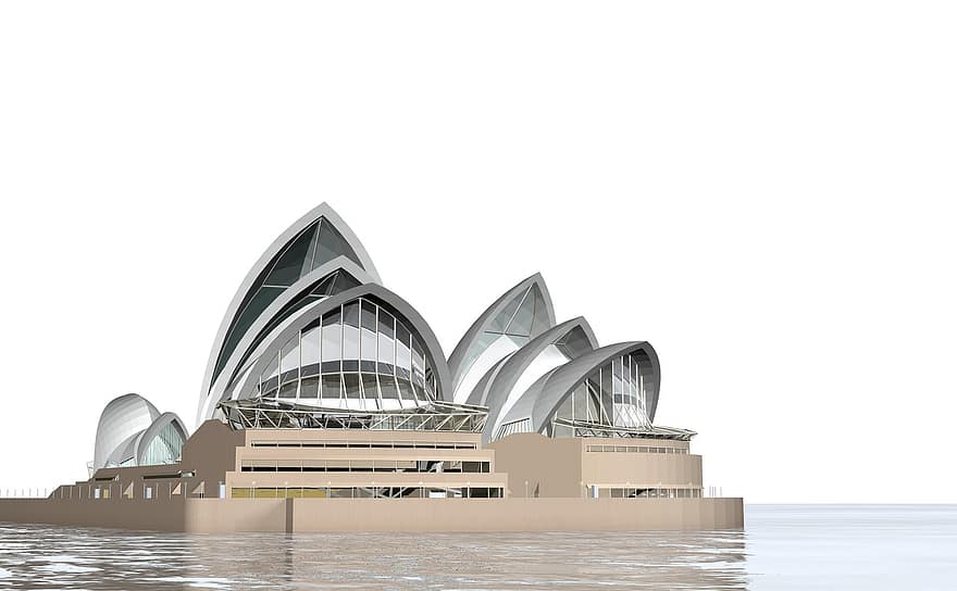 Oper, Sydney, die Architektur, Gebäude, Kirche, Sehenswürdigkeiten, historisch, Touristen, Attraktion, Wahrzeichen, Fassade