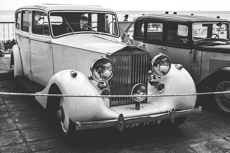 Car, Antique, Parking Lot, Vintage, Oldtimer, Classic