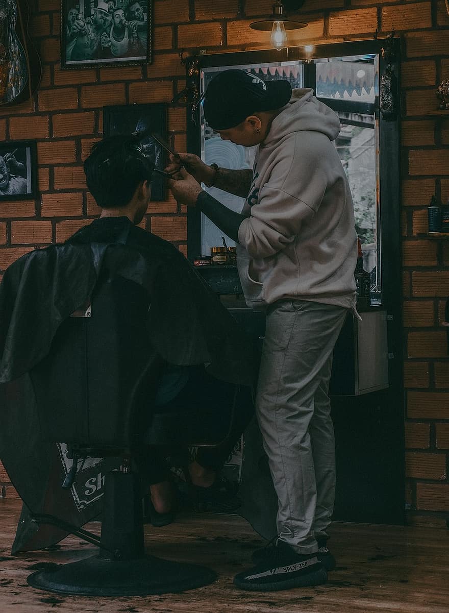 理髪店、理髪師、ベトナム