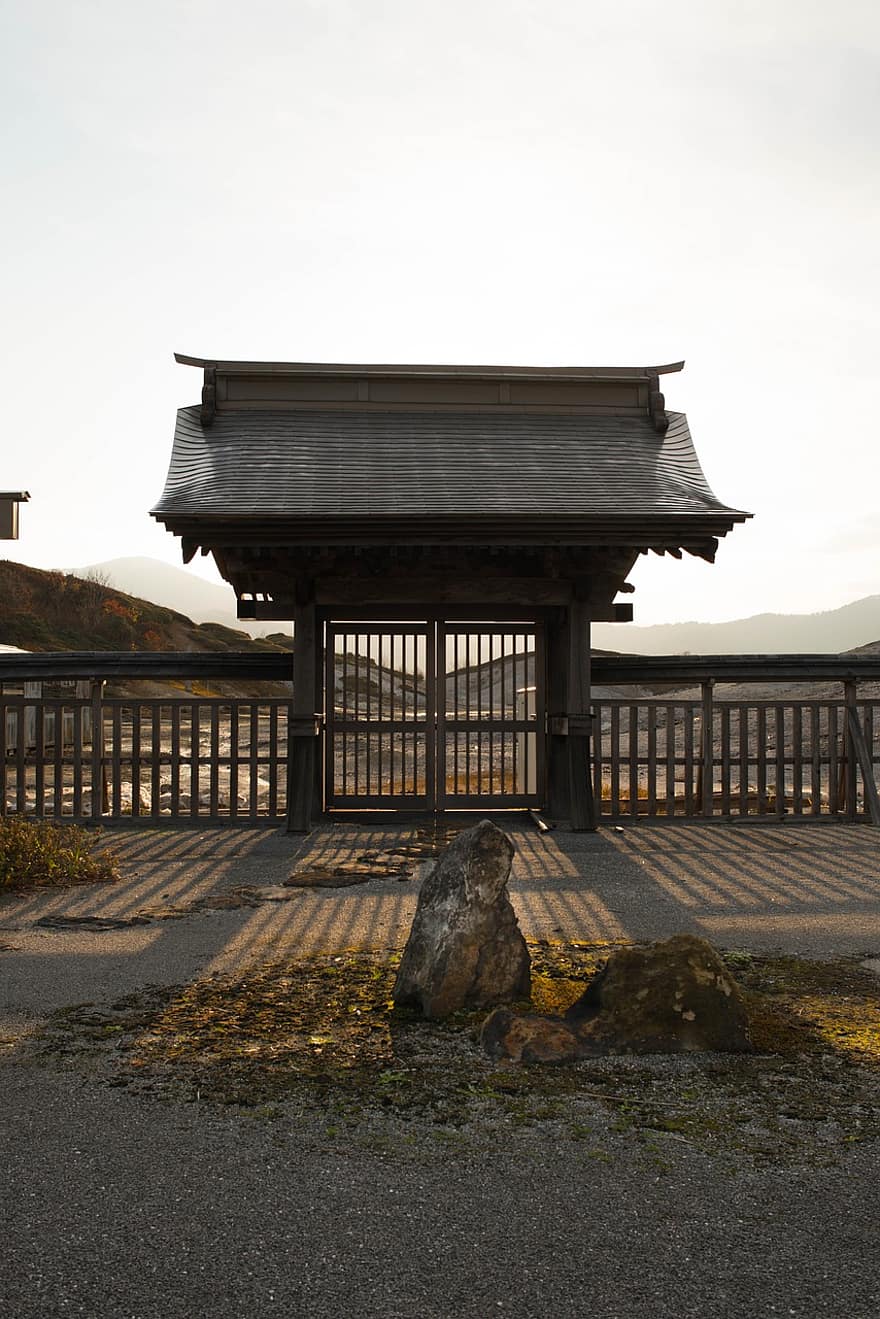 templom, Japán, ősi, kultúra
