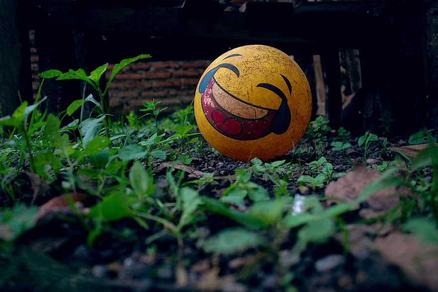 كرة ، يضحك الرموز التعبيرية ، التعبيرات ، رمز تعبيري
