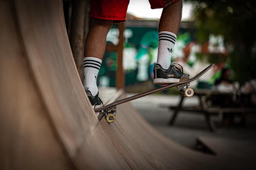skateboard, vleet, schaatsenrijder, skatepark, het schaatsen, hobby, sport, pret, skater schoenen, Skater Mode