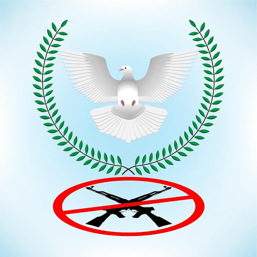 Taikos paukštis, jokio karo, dom, taika, karas, paukštis, simbolis, ženklas, balandis, politinis, sustabdyti