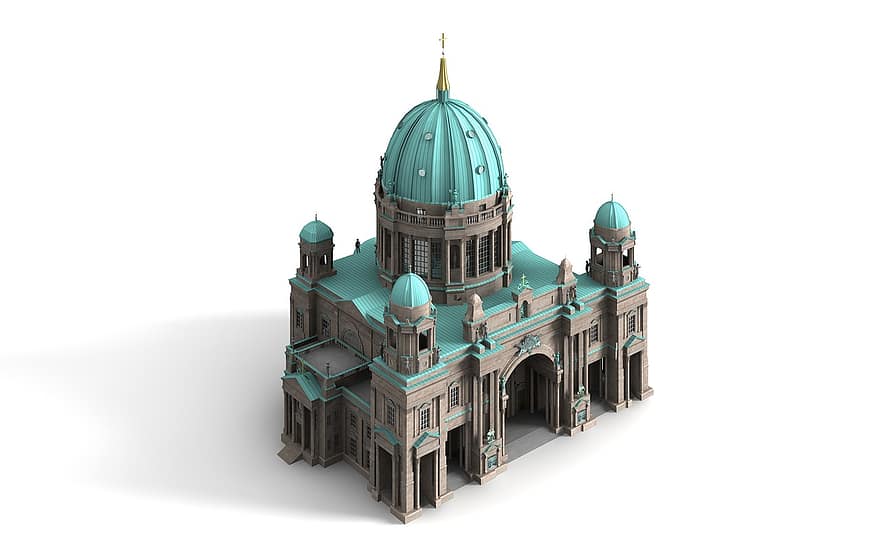 berlin, dom, katedrāle, arhitektūra, ēka, baznīca, interesantas vietas, vēsturiski, tūristu piesaiste, orientieris