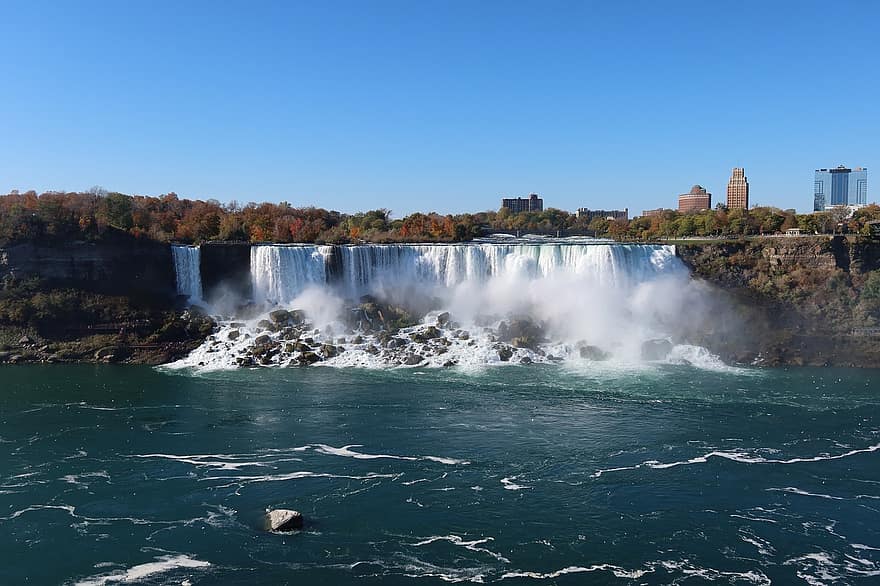 Niagara watervallen, waterval, Canada, natuur