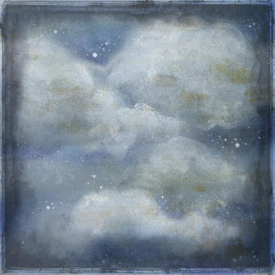 Contexte, des nuages, orage, nuageux, grunge, blanc, décor, modèle, surface, texture, art