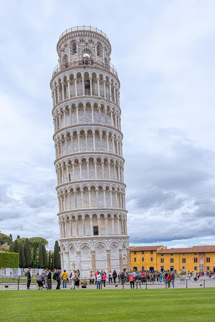 tornet i Pisa, turist attraktion, turism, resa