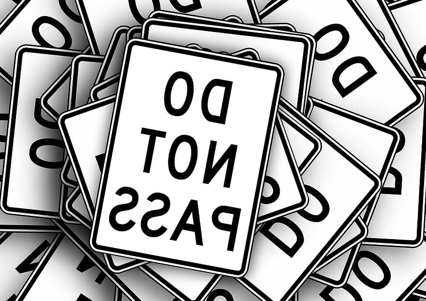 Road Sign, Overtaking, Not, Duplicate, Stack
