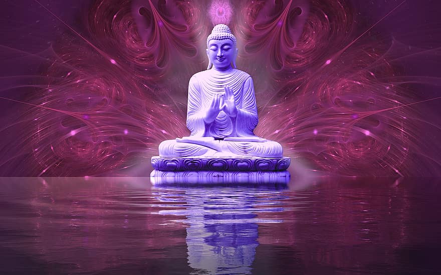Boeddha, meditatie, yoga, geestelijk, vrede, kalmte